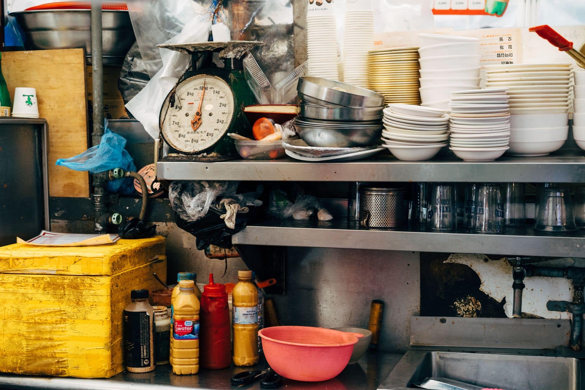 kitchen of the diner